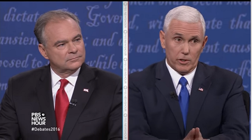 Vice presidential candidates debate immigration