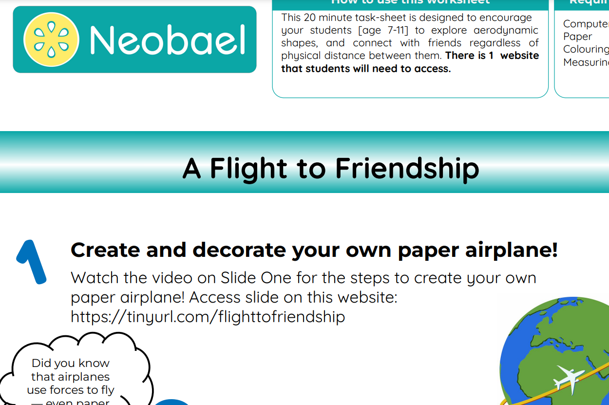 A Flight to Friendship