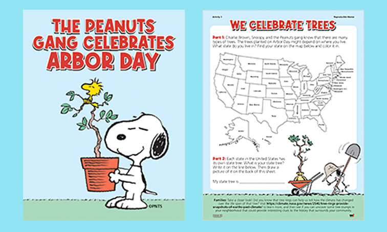 Celebrate Arbor Day with the Peanuts Gang! - ELA and STEAM Lessons
