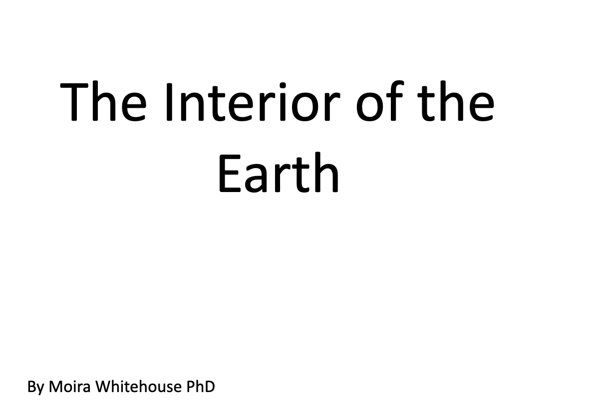 The Interior of the Earth