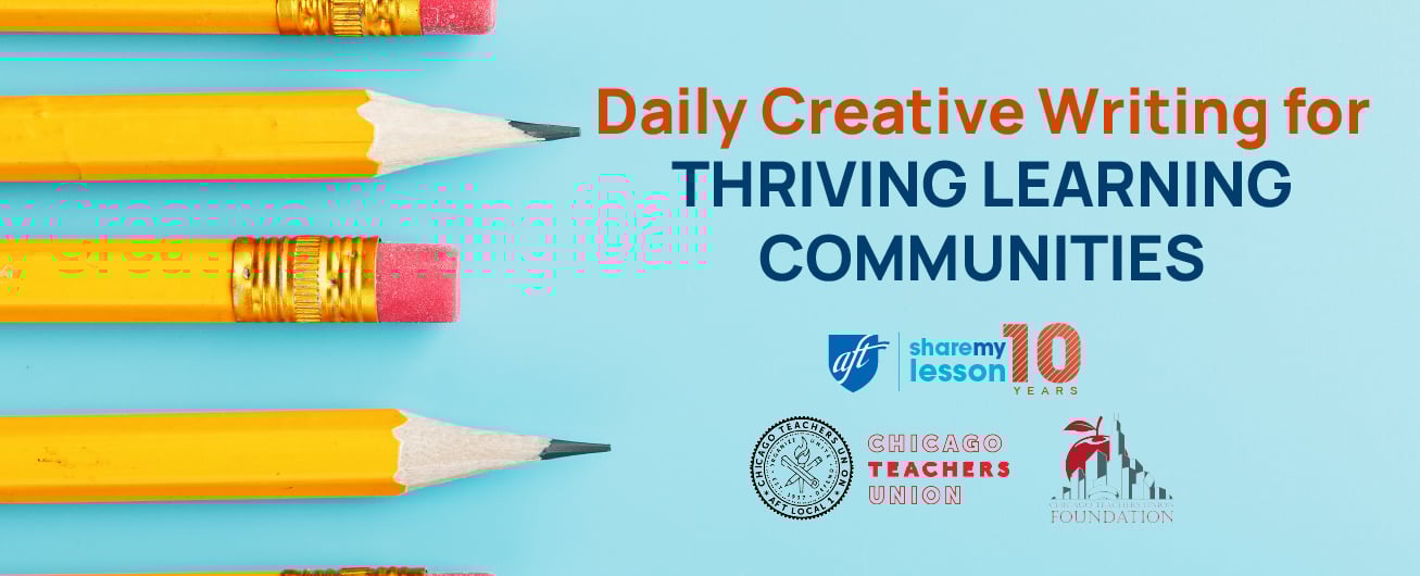 Daily Creative Writing for Thriving Learning Communities