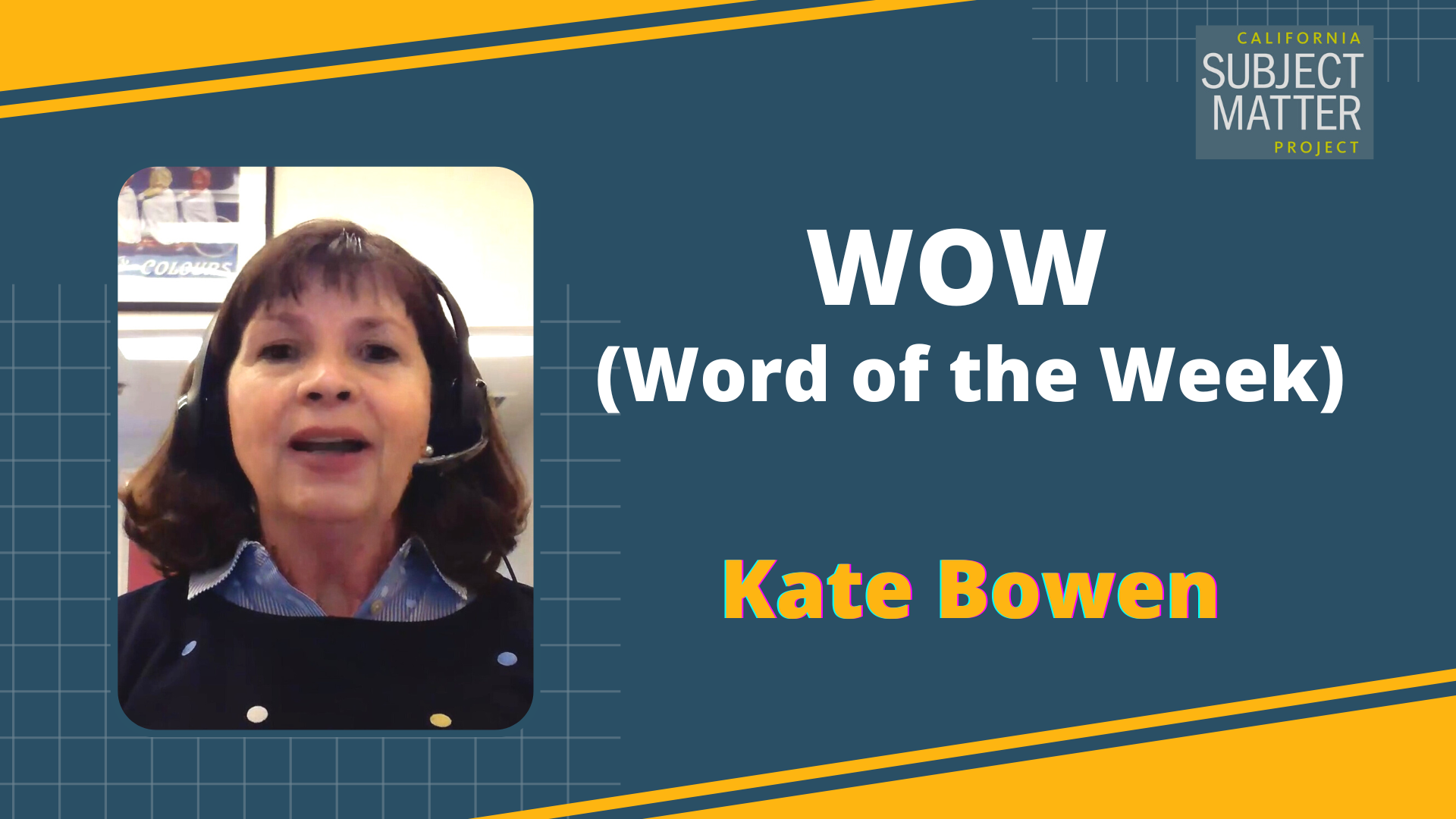 WOW (Word of the Week)