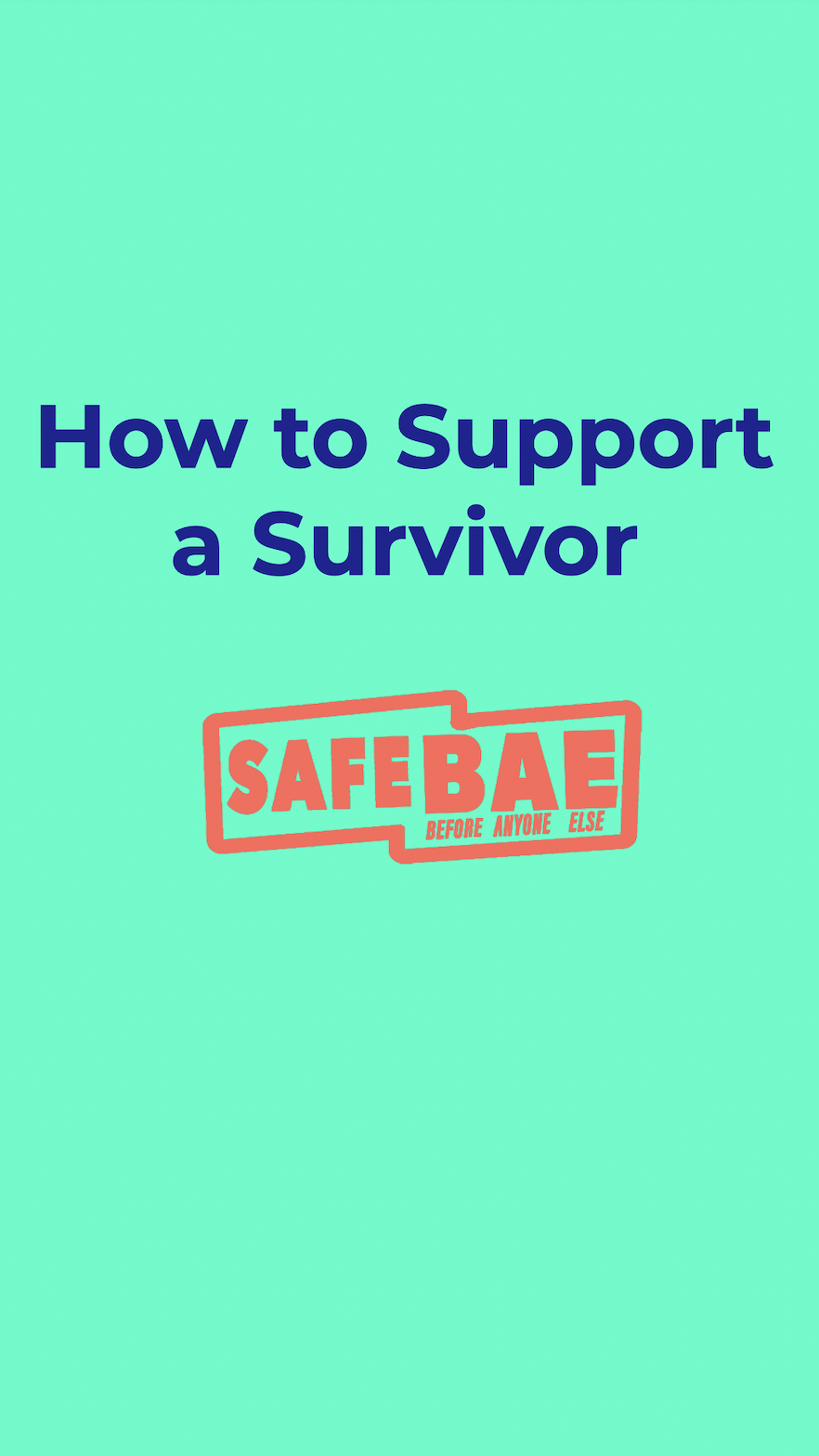 How to Support a Survivor
