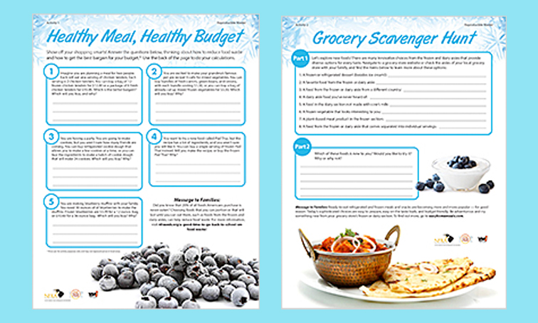 Teach How to Be a Savvy Shopper re: Meal Planning, Nutrition, and Food Waste