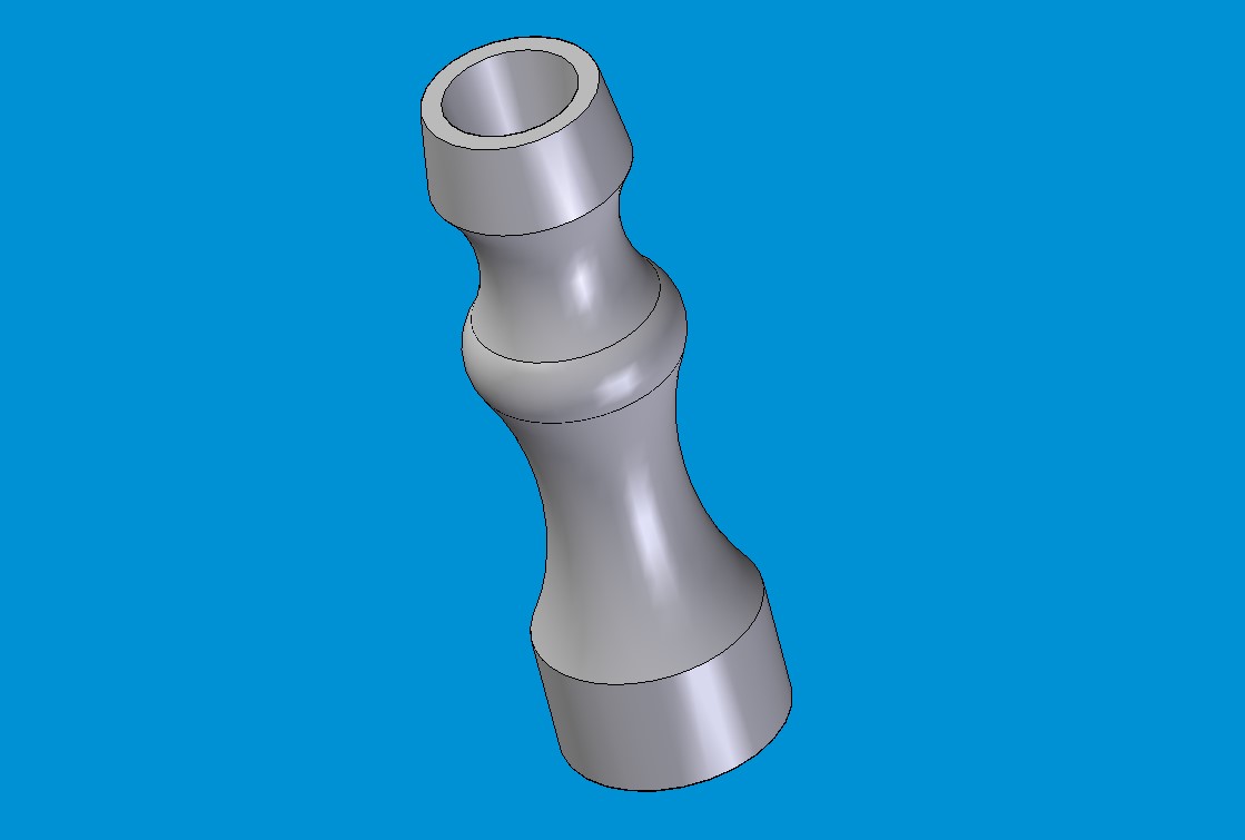 Lathe Machining Project Candle Stick Holder