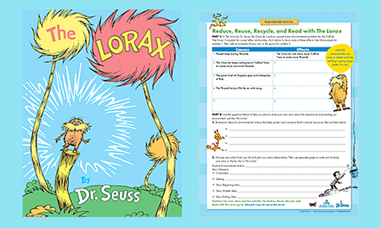 Environmental Literacy and Education Lesson: Reduce, Reuse, Recycle, and Read with The Lorax