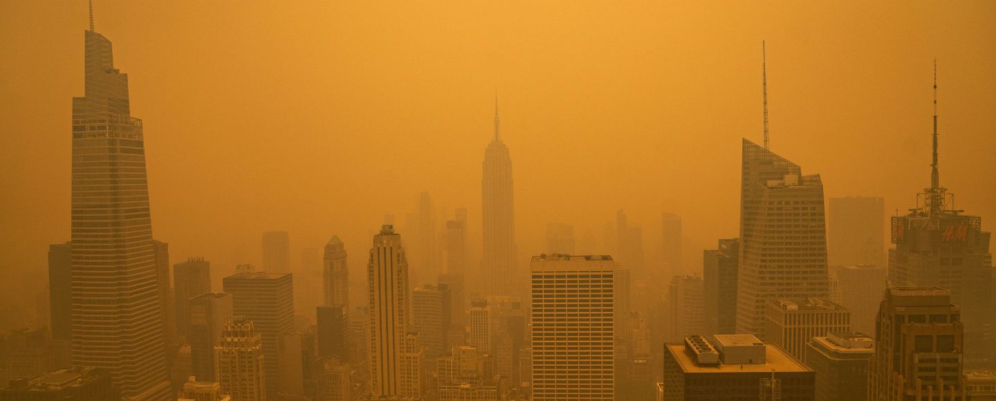 Canadian Wildfires Blanket Eastern U.S. with Smoke