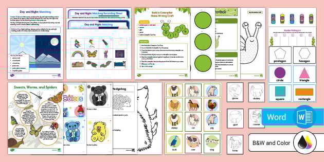 Parents Activity Pack for 3-5-Year-Olds