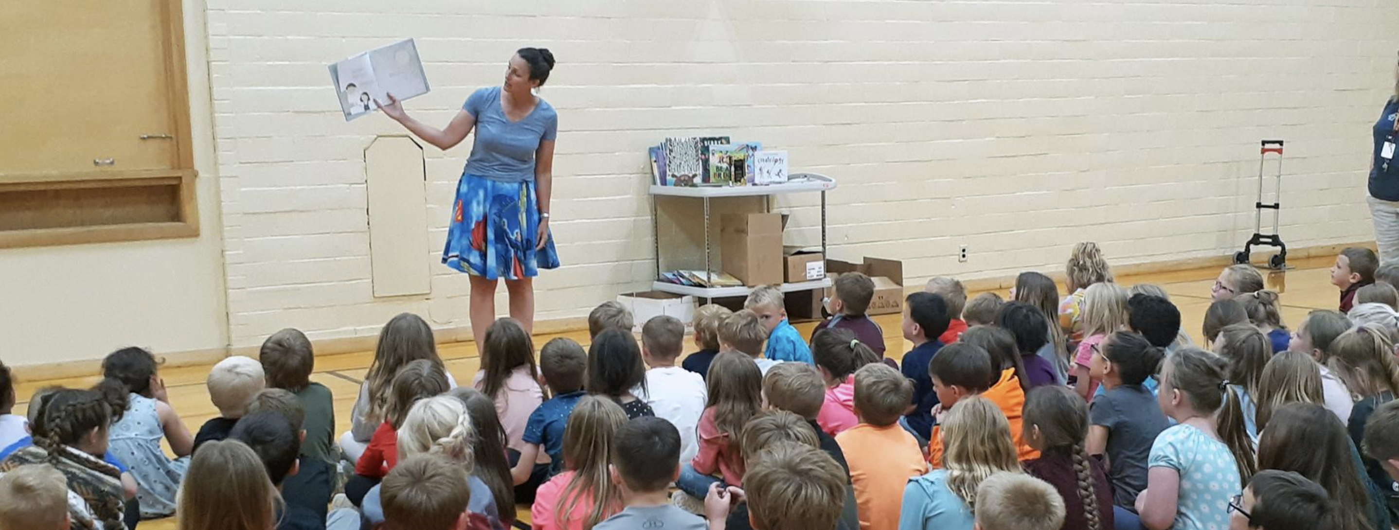 Five Days, 2,100 Miles, 13 Schools and 700 Books