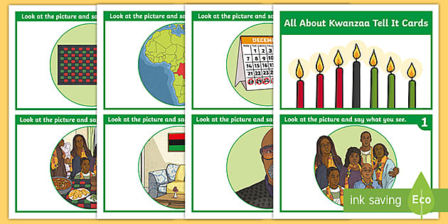 All About Kwanzaa Tell It Cards