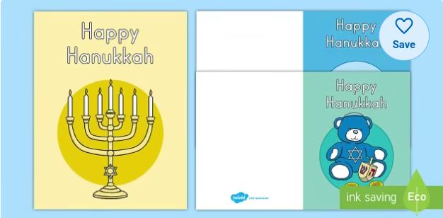 Happy Hanukkah Greeting Cards