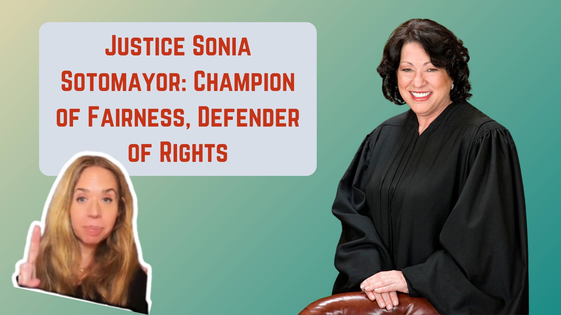 Justice Sonia Sotomayor