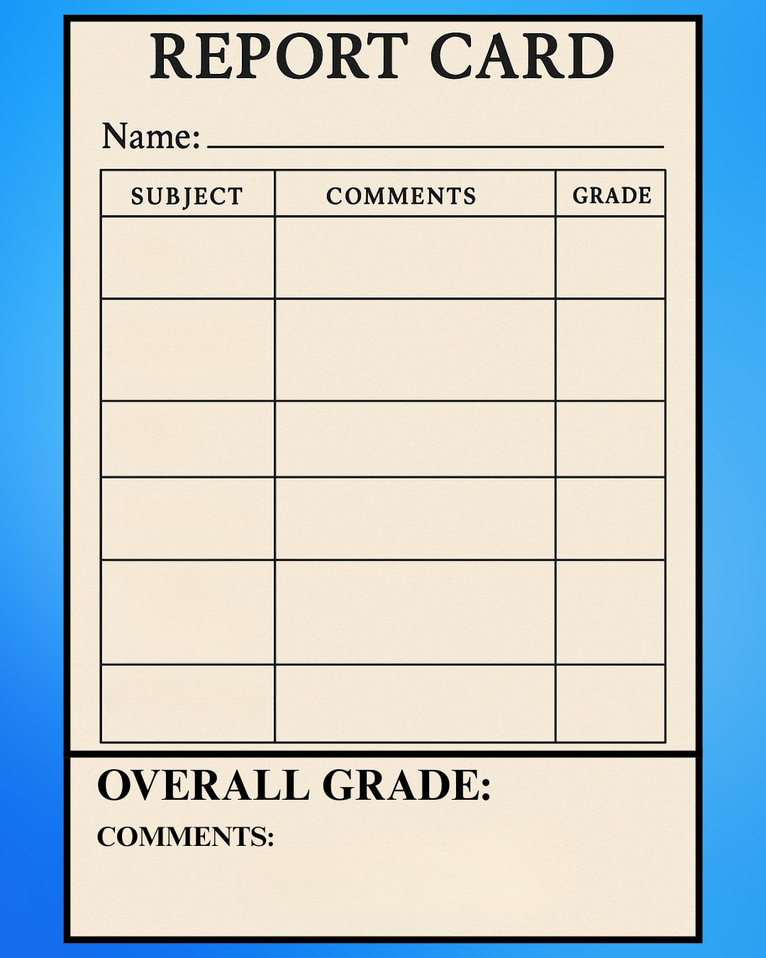 Evaluating Leadership: Create Your Own Rubric and Report Card