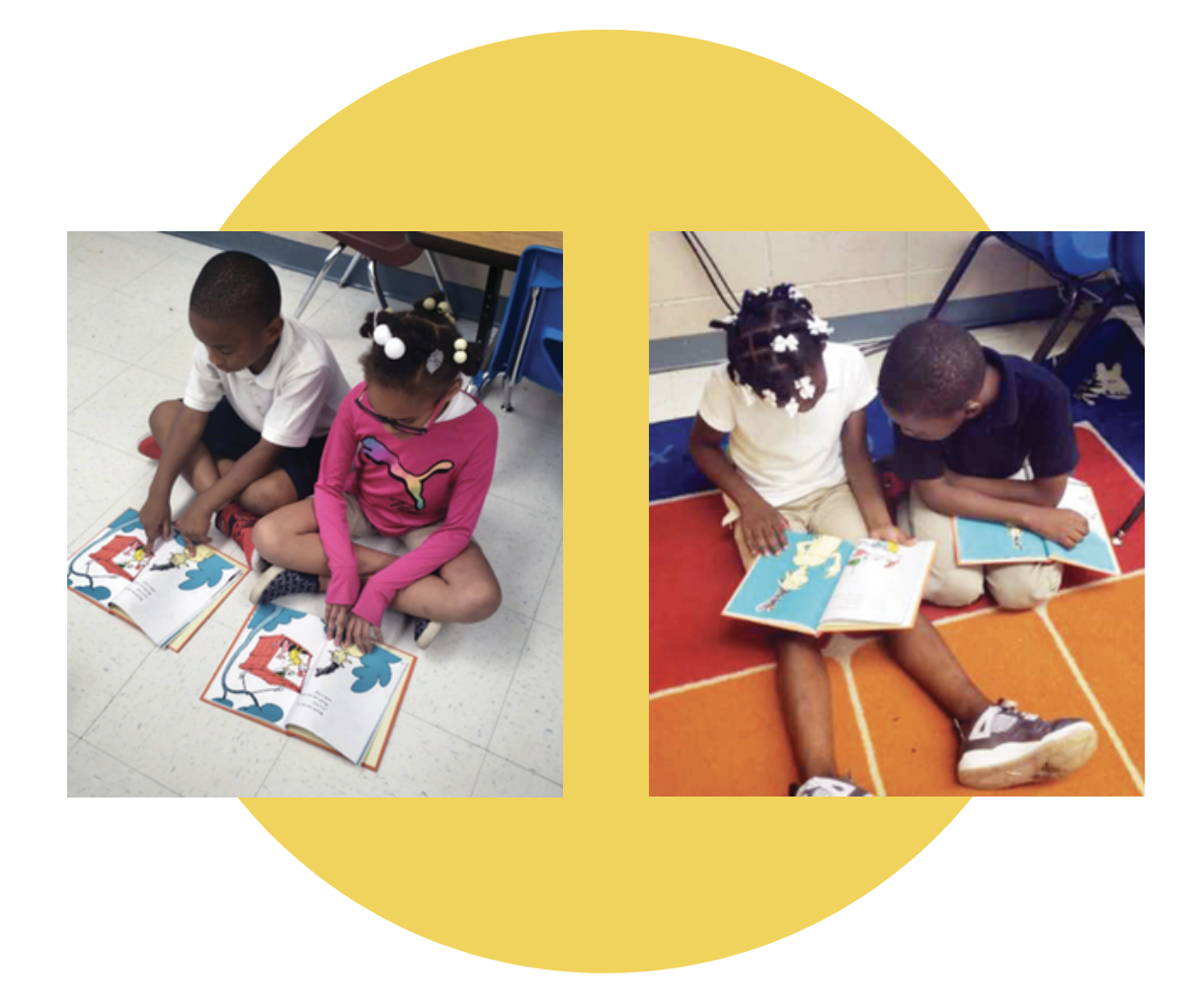 Children in Erika’s classroom love to read!