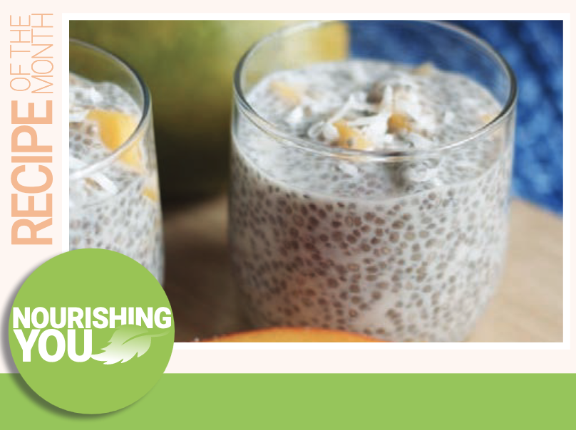 Mango Coconut Chia Pudding