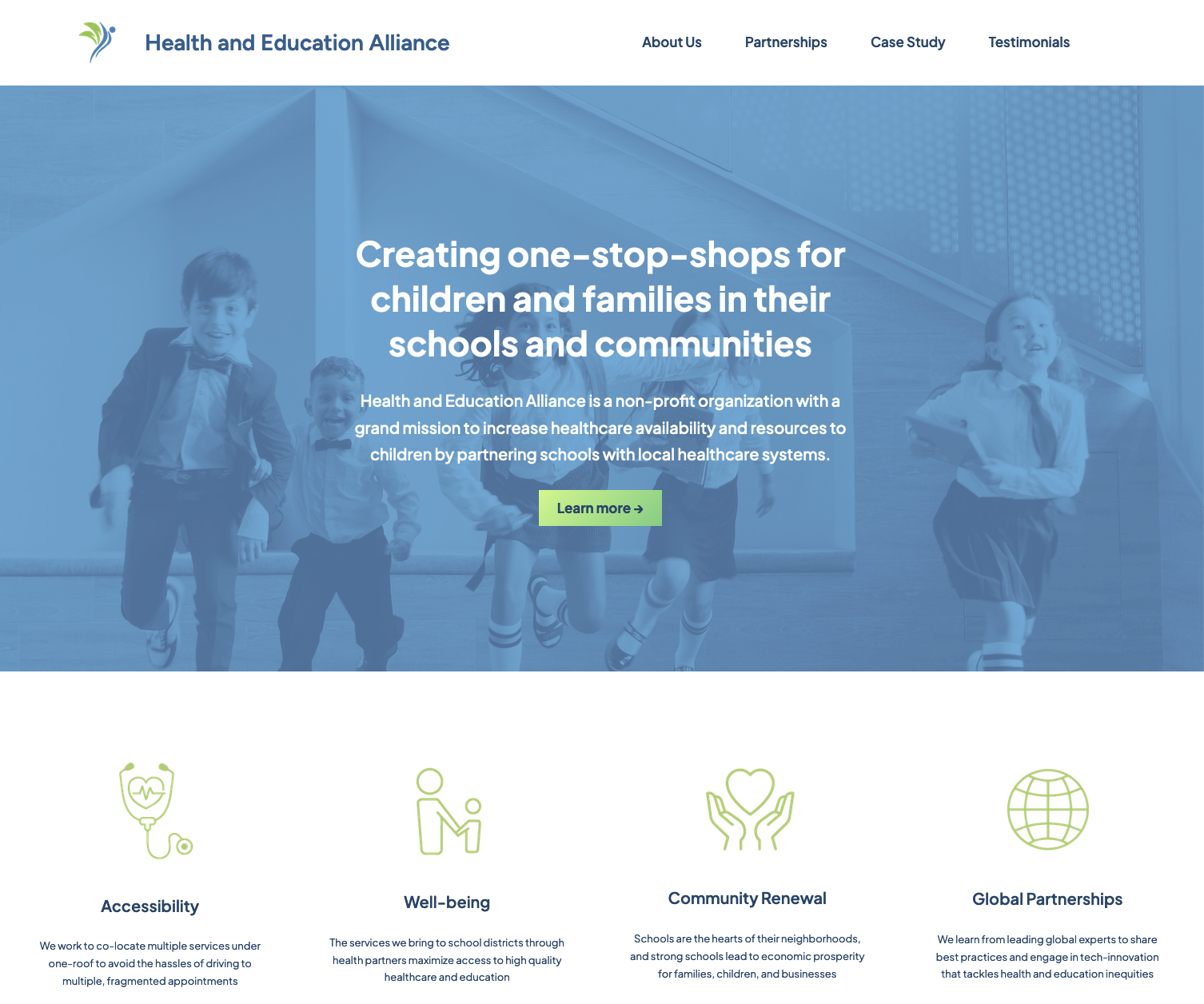 Health and education alliance homepage