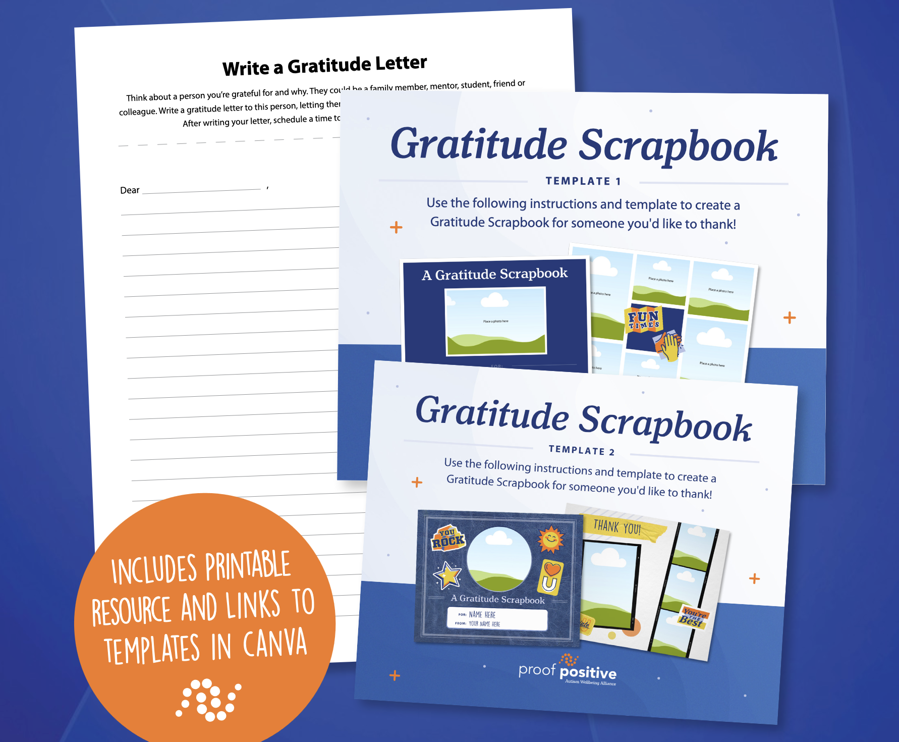 Gratitude scrapbook