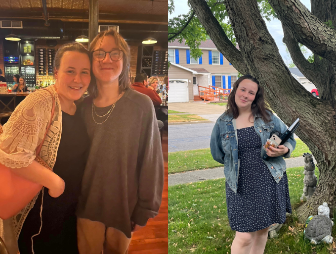 Pictured left: Zoey and Oliver. Pictured right: Zoey