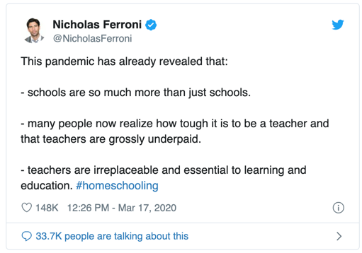 #ThankATeacher Nicholas Ferroni