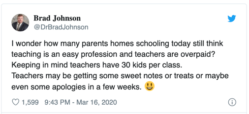 #ThankATeacher Brad Johnson