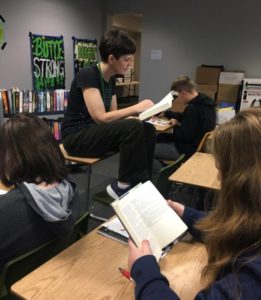 Distance Learning Tips: Jori Krulder and her students. Courtesy: Jori Krulder