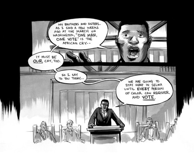 john lewis graphic novel page