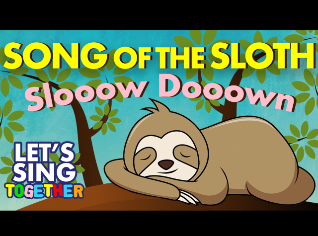 Learn about Sloths with a sing-along song and video