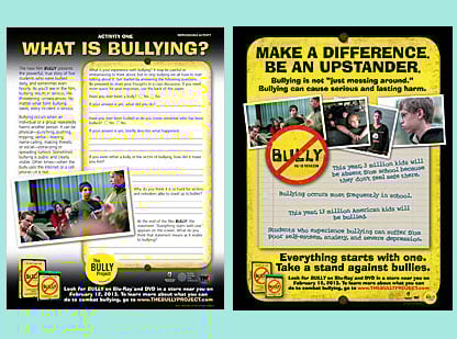 Make a Difference Be an Upstander-Bully Prevention