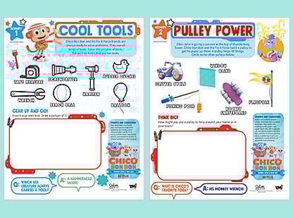 STEM problem solving with Chico Bon Bon: Monkey With a Tool Belt