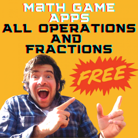 FREE MATH APPS GAMES FOR KIDS || All 4 Operations and Fractions || TEACHER HAUL