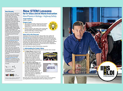 The Science of Car Crashes (Physics, Biology and STEM Concepts with the Insurance Institute for Highway Safety)