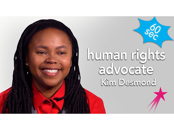 Social Justice Advocate Kim Desmond: 60 Seconds