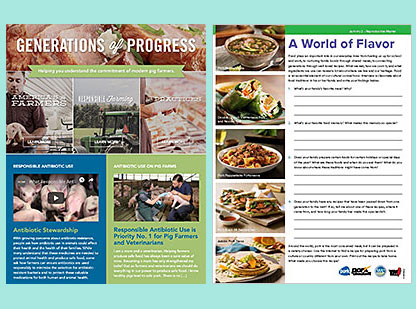 Pork: Sustainable and Healthy Protein (a farm to table lesson)