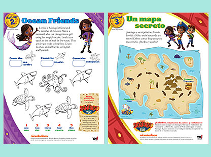 Early learning adventures with Santiago of the Seas!