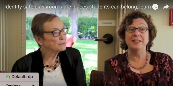 Identity Safe Classrooms: Dorothy Steele