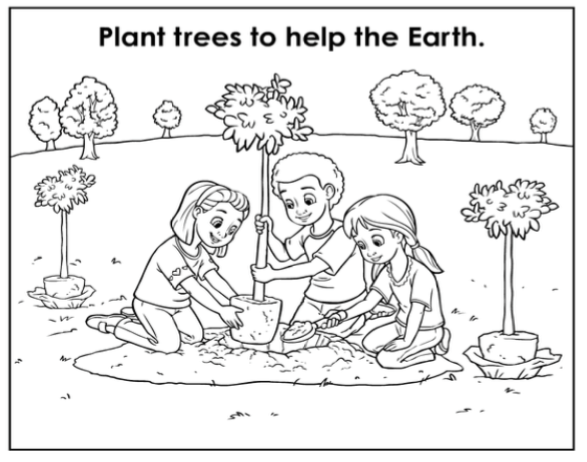 Earth Day Coloring Pages Collection