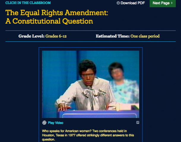 The Equal Rights Amendment: A Constitutional Question
