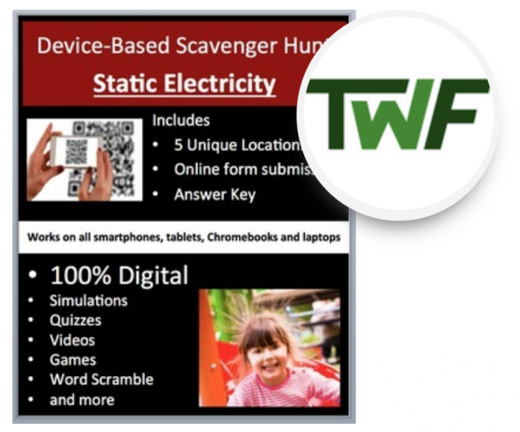 Static Electricity - Device-Based Scavenger Hunt Activity