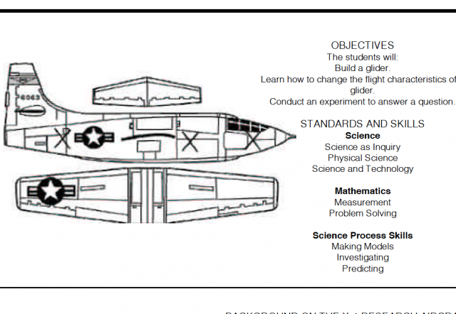 X-1 Paper Glider Kit Activity