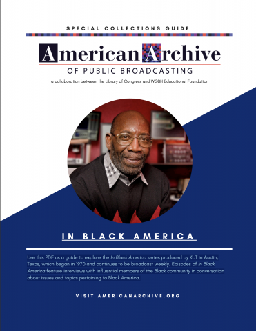 "In Black America" Collection Guide