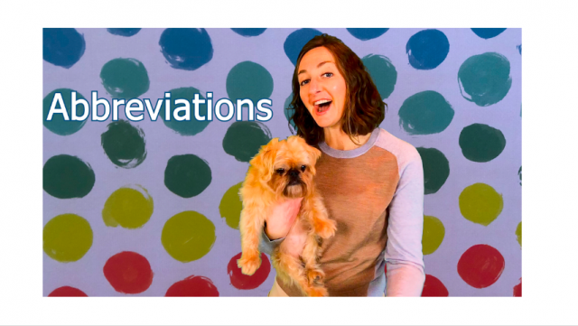 Abbreviations Lesson for Kids