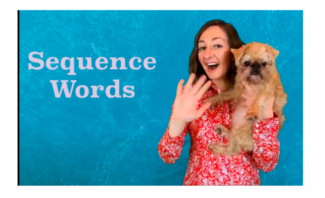Sequence Words Lesson for Kids