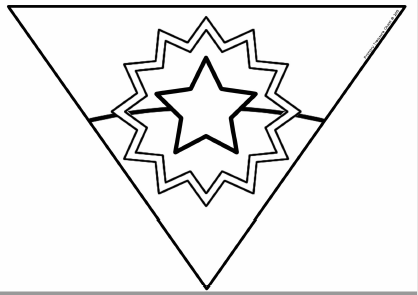 Juneteenth Flag Coloring Sheets