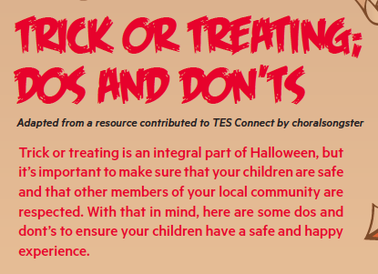 Share My Lesson Guide to Trick or Treating