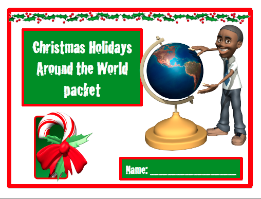 Holidays around the World Suitcase Scrapbook