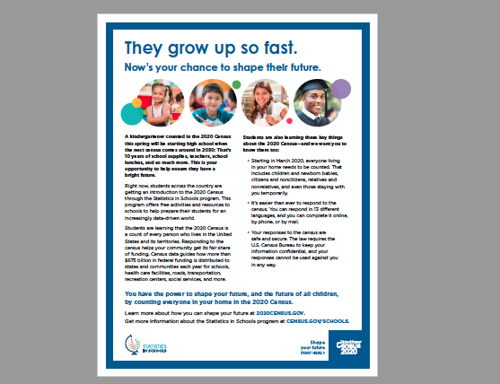 K-12 Take-Home Flyer: 2020 Census