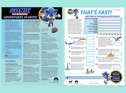 Sonic the Hedgehog: Adventures in Math
