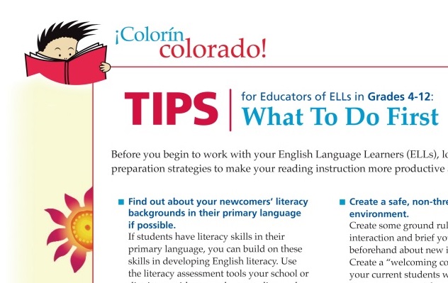 ELL Reading Strategies: What To Do First