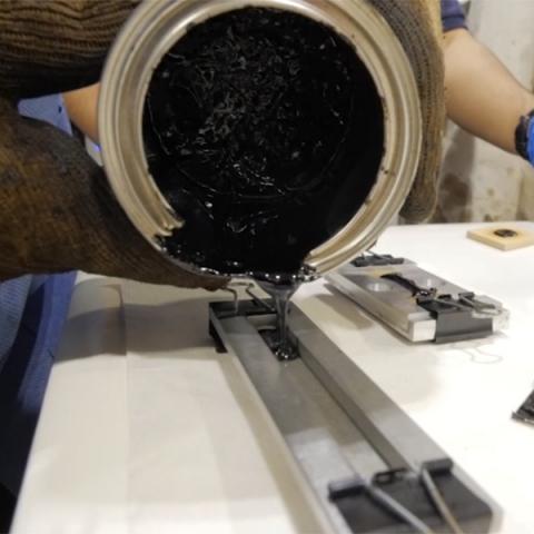 Key ingredient for new, sustainable asphalt --pig poop!