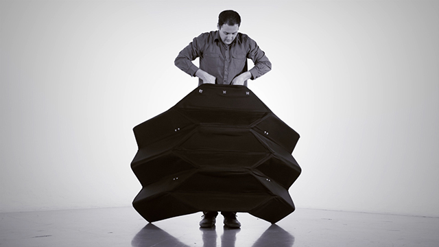 In shielding law enforcement, Kevlar origami is on target